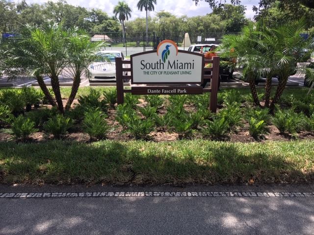 Dante Fascell Park sign