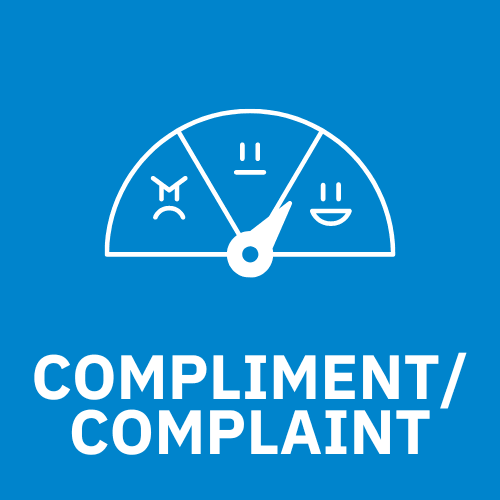 ICON COMPLIMENT/COMPLAINT