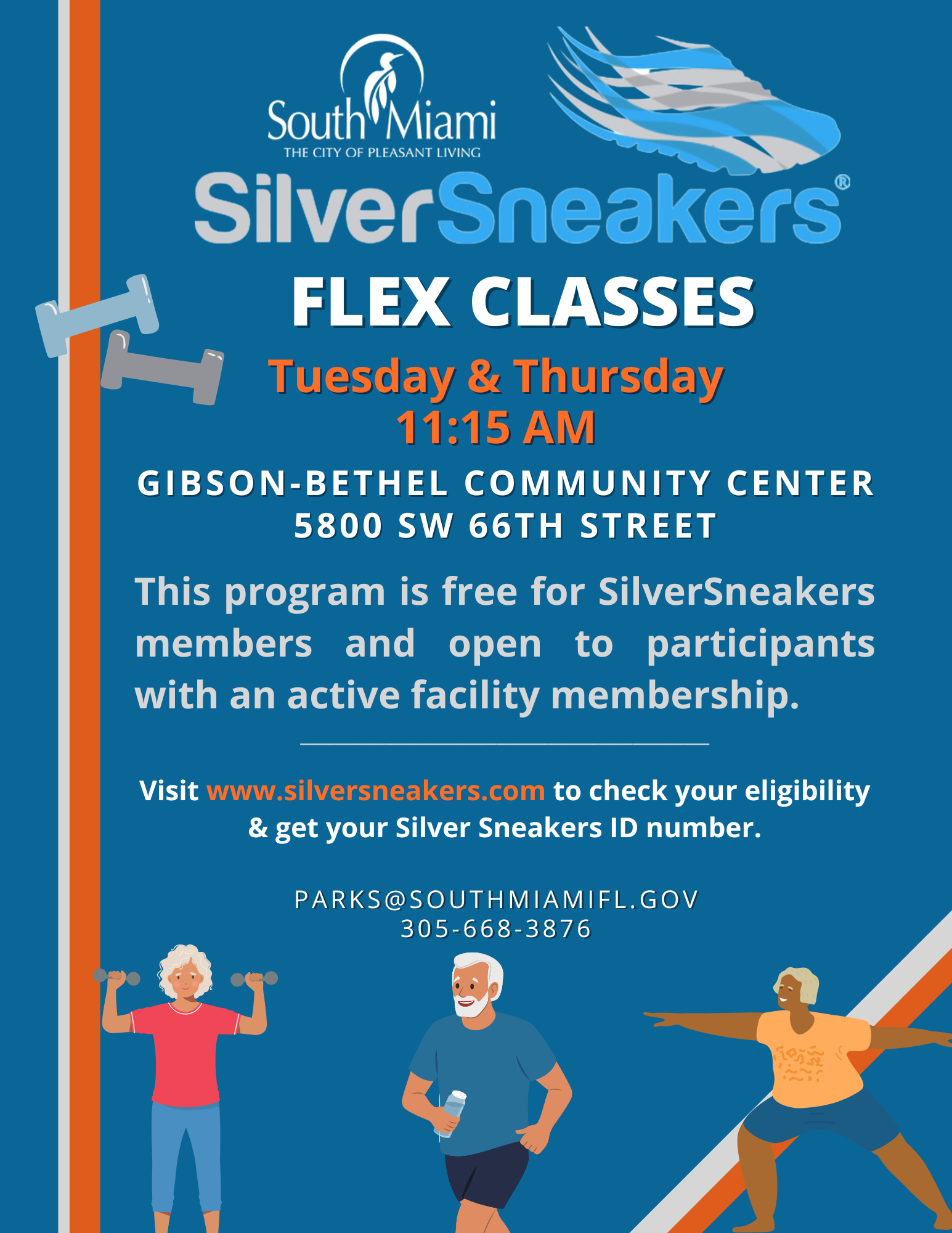 _silver sneakers flex classes